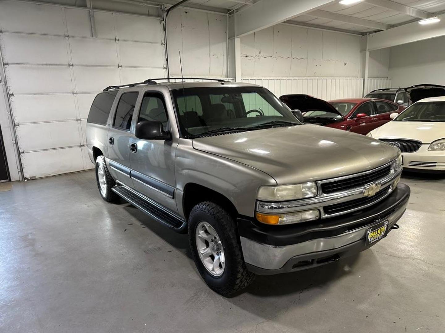 2002 PEWTER CHEVROLET SUBURBAN 1500 (1GNFK16Z82J) with an 5.3L engine, Automatic transmission, located at 1030 S. 22nd St., Bismarck, ND, 58504, (701) 258-0022, 46.793560, -100.758118 - 7 PASSENGER 5.3 LITER 4X4 - Photo#1