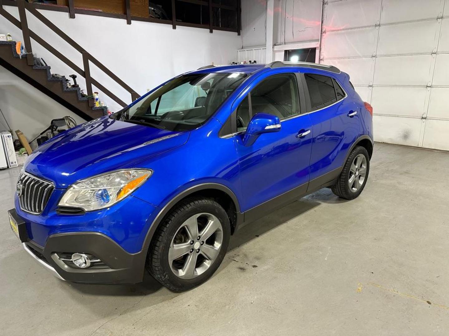 2014 BLUE BUICK ENCORE (KL4CJGSB6EB) with an 1.4L engine, Automatic transmission, located at 1030 S. 22nd St., Bismarck, ND, 58504, (701) 258-0022, 46.793560, -100.758118 - Photo#0