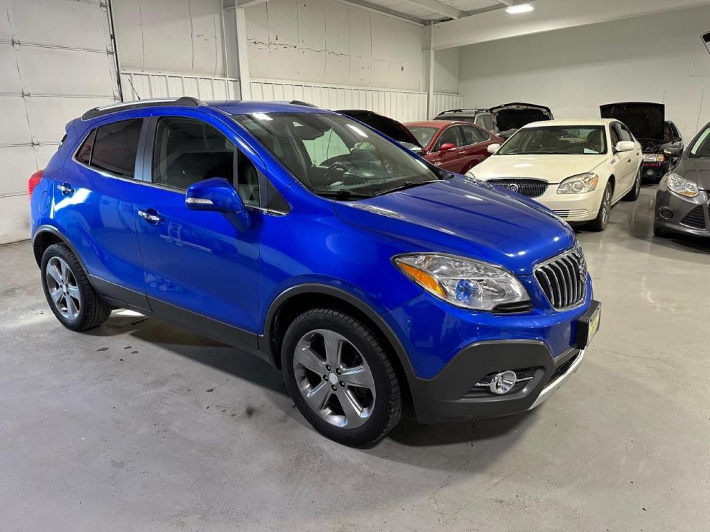 2014 BLUE BUICK ENCORE (KL4CJGSB6EB) with an 1.4L engine, Automatic transmission, located at 1030 S. 22nd St., Bismarck, ND, 58504, (701) 258-0022, 46.793560, -100.758118 - Photo#1