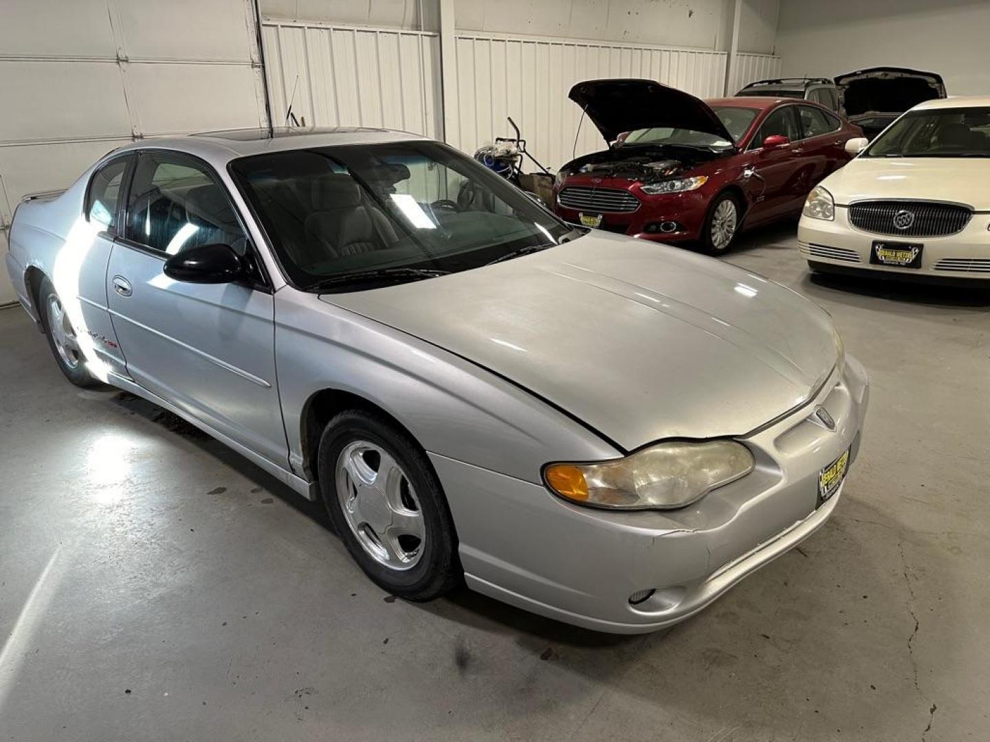 2001 SILVER CHEVROLET MONTE CARLO SS SS (2G1WX15K619) with an 3.8L engine, Automatic transmission, located at 1030 S. 22nd St., Bismarck, ND, 58504, (701) 258-0022, 46.793560, -100.758118 - 3.8 liter Super Sport - Photo#1