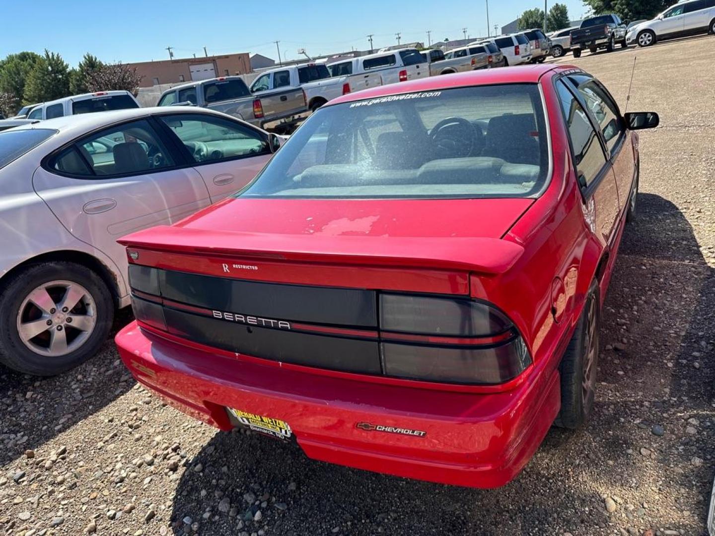 1996 RED CHEVROLET BERETTA Z26 (1G1LW15M3TY) with an 3.1L engine, Automatic transmission, located at 1030 S. 22nd St., Bismarck, ND, 58504, (701) 258-0022, 46.793560, -100.758118 - Photo#5