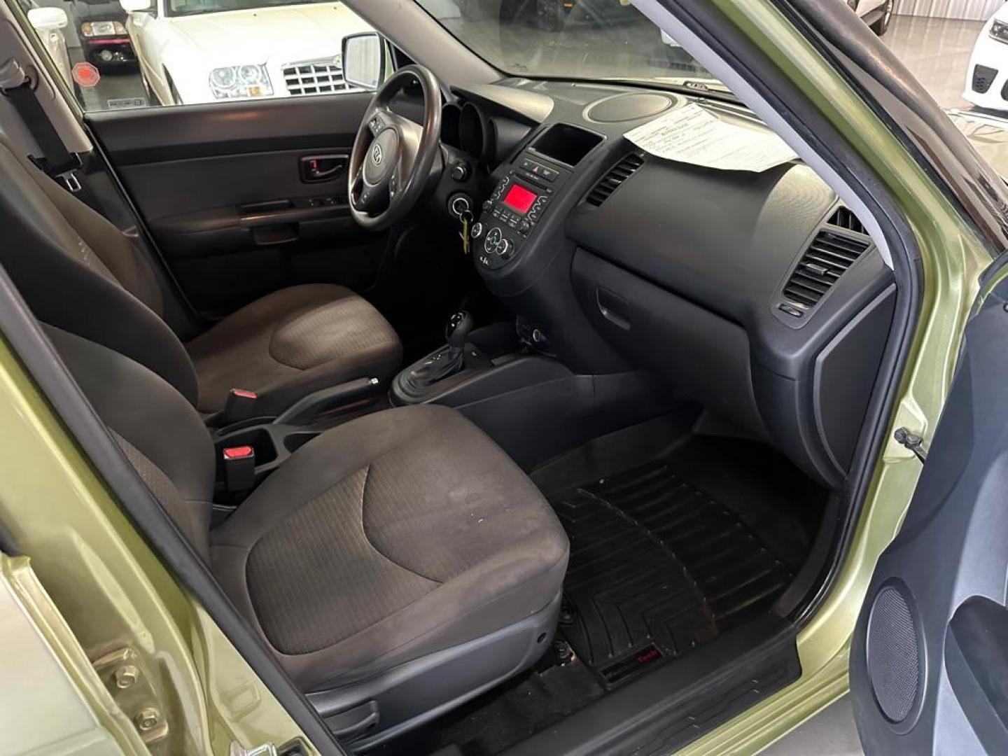 2012 GREEN KIA SOUL (KNDJT2A5XC7) with an 1.6L engine, Automatic transmission, located at 1030 S. 22nd St., Bismarck, ND, 58504, (701) 258-0022, 46.793560, -100.758118 - ENGINE REPLACEMENT - Photo#3