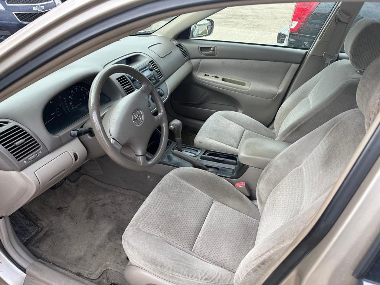 2002 BROWN TOYOTA CAMRY LE (4T1BE32K62U) with an 2.4L engine, Automatic transmission, located at 1030 S. 22nd St., Bismarck, ND, 58504, (701) 258-0022, 46.793560, -100.758118 - AC BLOWS COLD - Photo#3